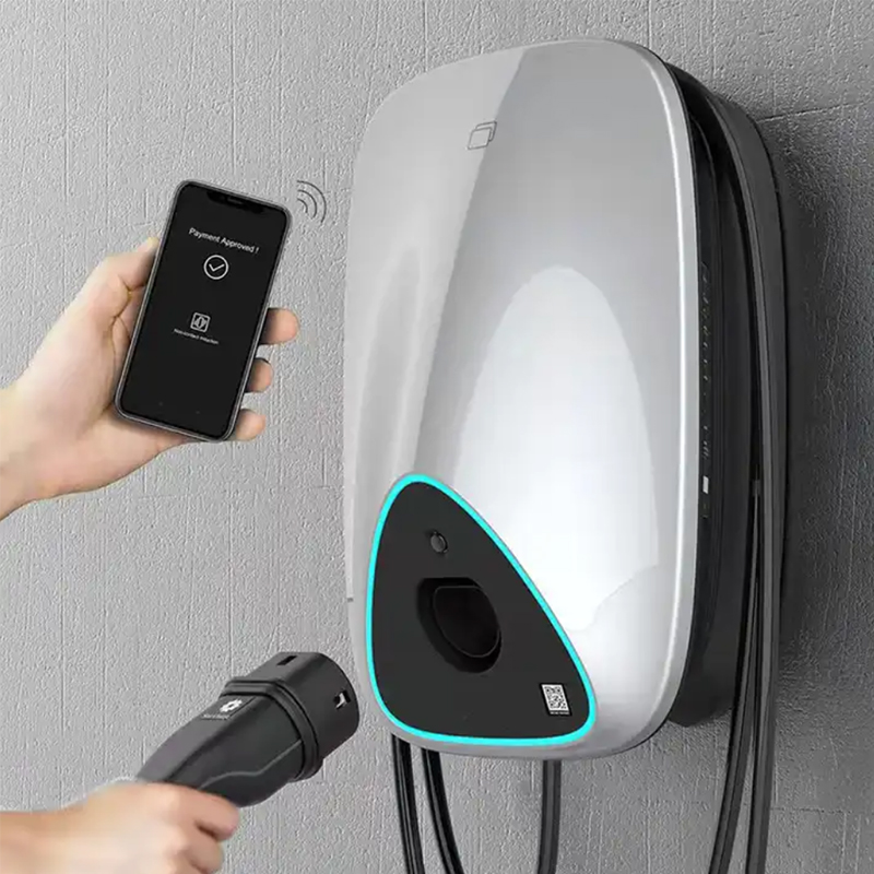 22KW DOUBLE-OUTPUT EV CHARGER AT022-DP CHARGING PLUG